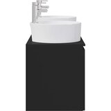  Set ormarića za kupaonicu 3 kom. Crna 49,5 x 44,5 x 65 cm | shoptok.hr