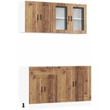  Set kuhinjskih ormarića od 4 dijela "Porto" Staro drvo Inženirsko drvo | shoptok.hr