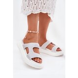 Boto Embellished Women's Platform Sandals White Jestella | ePonuda.com