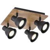 Rabalux mac spot GU10 4x35W,crna | Eponuda.com