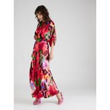 Essentiel Antwerp Haljina zelena / tamno zelena / ljubičasta / crvena | shoptok.hr