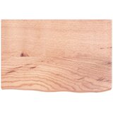 Kupaonska radna ploča svjetlosmeđa 60x40x(2-4) cm masivno drvo | shoptok.hr