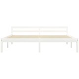  Posteljni okvir bel iz trdne borovine 160x200 cm, (20606622) | Shoptok.si