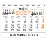  KALENDAR STOLNI PLANER - DVOTJEDNIK &amp;quot;CROATIA&amp;quot; 30 LISTIOVA, SPIRALA Slike