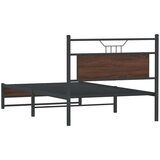  Okvir kreveta bez madraca smeđa boja hrasta 100 x 200 cm drveni | shoptok.hr