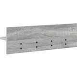 vidaXL Nadwyčajna obešalnik za plašče Siva sonoma 60 x 10.5 x 18 cm | Shoptok.si