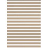 vidaXL Zebra senčilo peščeno rjave barve 155x230 cm, širina blaga 150,9 cm, poliester, (5000297862) | Shoptok.si