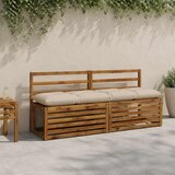  Jastučić za klupu VIANEN 100% poliester Krem 160 x 40 x 12 cm - Krem 160 x 40 x 12 cm | shoptok.hr