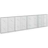  Gabion s žicom debljine 3,5 mm i mrežom 5x10 cm 400x20x100 cm | shoptok.hr