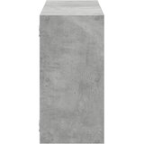  Zidna polica siva boja betona 100x25x50 cm konstruirano drvo | Eponuda.com
