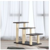vidaXL Mačje drevo s praskalniki iz sisala temno sivo 50,5 cm | Shoptok.si
