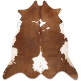 RugsX UMETNA kravja koža, Krava G5070-2 Rjava-bela koža 100/150 cm | Shoptok.si