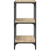 vidaXL Knjižna omara sonoma hrast 100x33x70,5 cm inž. les in jeklo | Shoptok.si