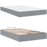  Konstrukcija postelje Svetlo siva 120 x 190 cm blago | Shoptok.si