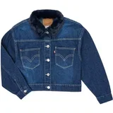 oversized trucker blue