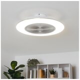  Brilagi - LED prigušiva svetiljka sa ventilatorom AURA LED/38W/230V srebrna +daljinski upravljač | Eponuda.com