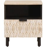  Noćni ormar 2 kom. Bijelo 40 x 33 x 46 cm Čvrsto drvo manga | shoptok.hr