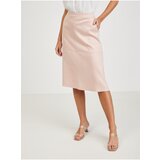 Orsay Apricot Women's Midi Skirt in Suede - Women Cene'.'