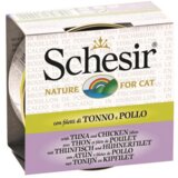Schesir cat - brodet tunjevina i piletina - 70g Cene