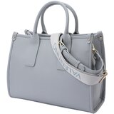 Valentino Ročna torbica svetlo siva / bela | Shoptok.si