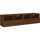 vidaXL Stenske TV omarice 2 kosa rjavi hrast 60x30x30 cm inž. les, (20977767) Cene