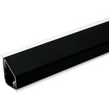 CUCINE Kutna lajsna za radne ploče Design 901 Black no Fingerprint (300 x 1,6 x 2,4 cm) | shoptok.hr