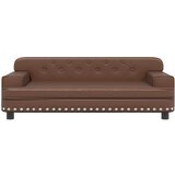  Krevet za pse smeđi 90 x 53 x 30 cm od umjetne kože | shoptok.hr