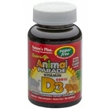 Nature's Plus animal Parade Vitamin D3 (500 IU) - brez sladkorja