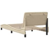  Okvir za krevet bez madraca krem 100 x 200 cm od tkanine | shoptok.hr