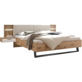 Hom`in POSTELJNA GARNITURA 180 cm x 200 cm , bela, barve hrasta | Shoptok.si