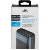 Riva Case VA1075 zunanja baterija powerbank 20.000 mAh 45W (tudi za prenosnik) - črn | Shoptok.si