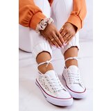 Boto Women's fabric sneakers with openwork White Venture | shoptok.hr