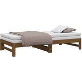  Dnevni ležaj na izvlačenje boja meda 2x(90x190) cm od borovine | shoptok.hr