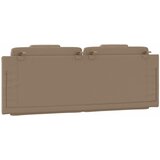  Jastuk za uzglavlje Viana boja cappuccina 120 cm od umjetne kože | shoptok.hr