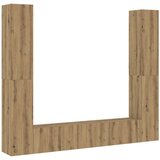 Set 6 kosov stenske TV omarice Artisan Oak Engineered Wood, (21703641) | Shoptok.si