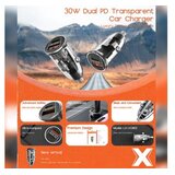 Moxom auto punjač LX-VC803 pd+qc 30W/ crna | Eponuda.com