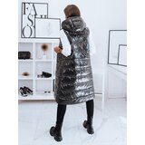 DStreet Kamizelka pikowana damska GANTINI ciemnoszara | Shoptok.si
