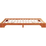  Krevetni okvir Smeđa boja Masivno drvo 150 x 200 cm Izdržljiv | shoptok.hr