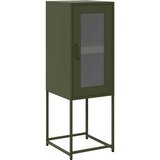  Komoda Maslinasto zelena 36x39x107 cm Hladno valjani čelik Slike