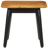  Klubska mizica 45x45x40 cm trden mangov les in železo | Shoptok.si