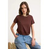 TRENDYOLMILLA Ženska majica TWOSS26TS00224, Braon | Eponuda.com