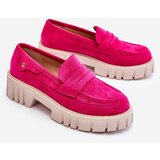 Kesi Women's Suede Slip-on Shoes Fuchsie Fiorell | shoptok.hr