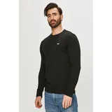 Lacoste Bombažen longsleeve črna barva