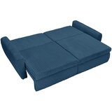 CARRYHOME ZOFA S POSTELJNO FUNKCIJO, modra tekstil | Shoptok.si