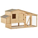  Kavez za kokoši od masivne borovine 178 x 67 x 92 cm | Shoptok.si