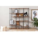 Hanah home polica za knjige cooper walnut Cene