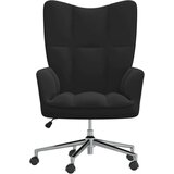 Stol za sproščanje črn žamet, (20934618) | Shoptok.si