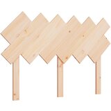 Maison Chic posteljno vzglavje - vzglavna omarica - nočna omarica 132x3x81 cm trdna borovina, (21704409) Cene