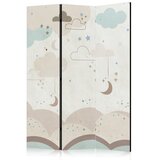  Paravan - Cloudy Night Sky - Moons in Browns and Beiges Amid Numerous Clouds and Stars on a Light Background 135x172 Akustični | shoptok.hr
