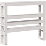  Okvir kreveta s uzglavljem bijeli 75x190 cm od borovine - Bijela 75 x 190 cm | shoptok.hr